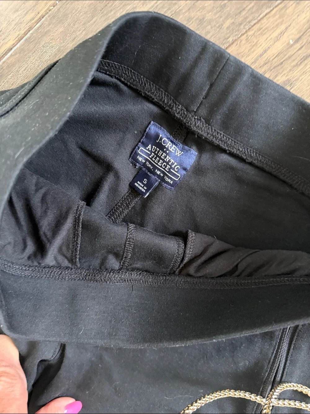 J. Crew Mens Jogger Sweatpants in Black and Navy